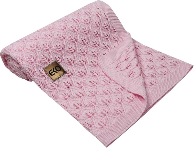 Couverture en bambou EKO rose pink 80 × 100 cm