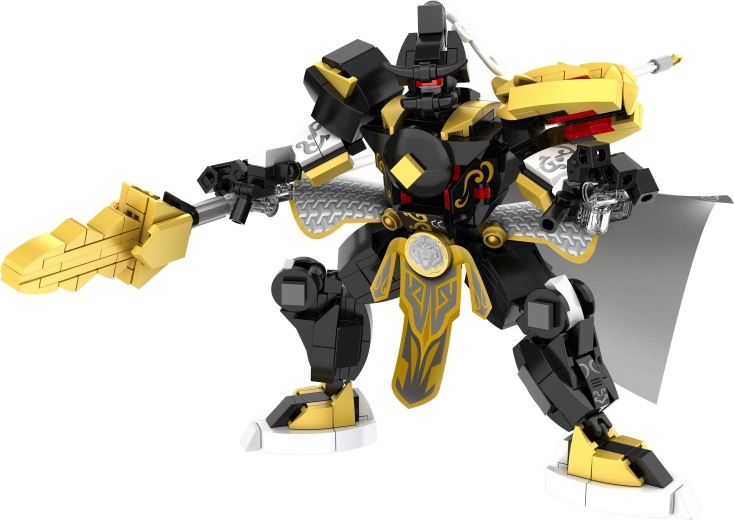 Guerrier mecha détaillé