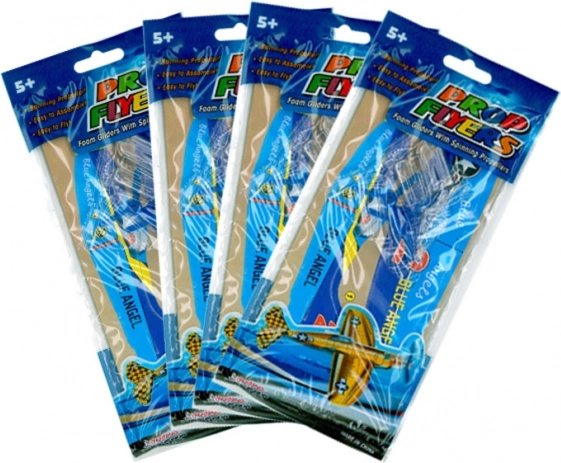 Avions en polystyrène à lancer - double emballage