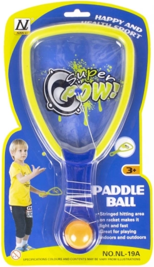 Raquette avec balle sur élastique – entraînement de la coordination et des réflexes