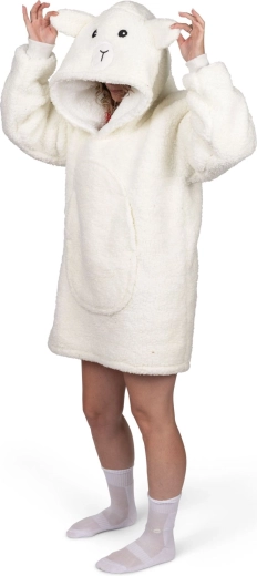 Couverture à capuche 'Ovečka' pour adolescents et adultes