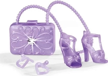 Accessoires stylés en violet assorti