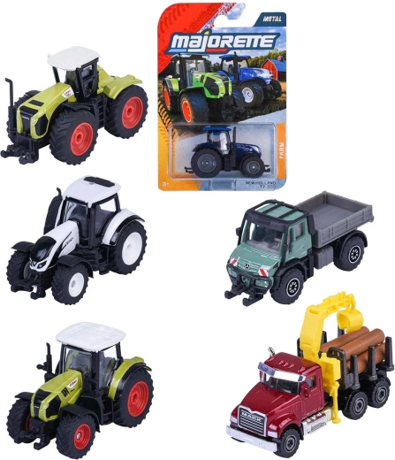 Véhicule agricole ou tracteur métallique Majorette - 1 pièce