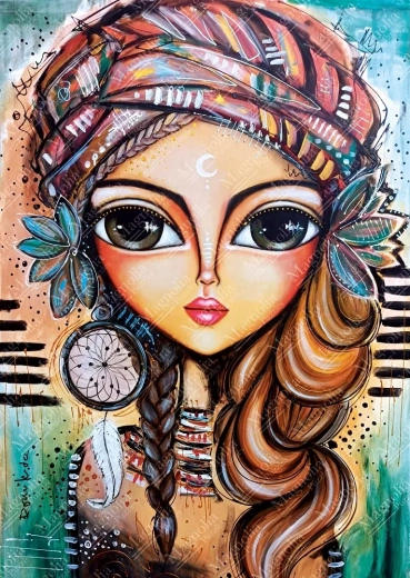 puzzle beauté brune 1000 pièces MAGNOLIA