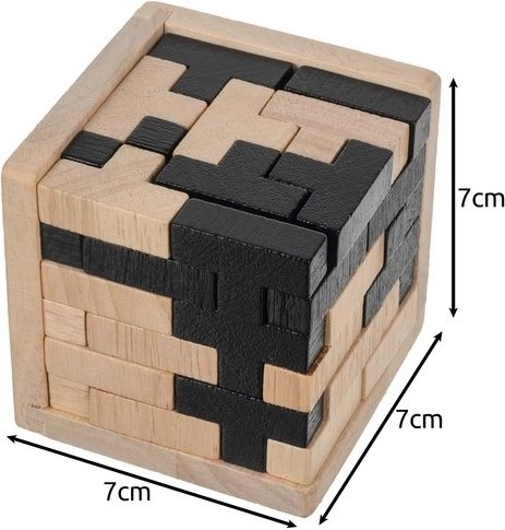 Format compact 7 × 7 × 7 cm