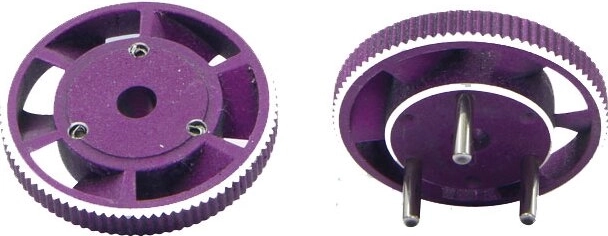 Volant d'inertie HighFlow Venti-Turbo 1:10 pour arbre de 5,1 mm