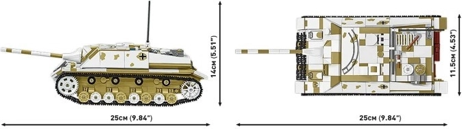 Modèle réaliste à l’échelle 1:28 et chenilles mobiles