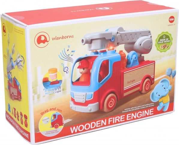 Camion de pompiers avec effets 25 cm