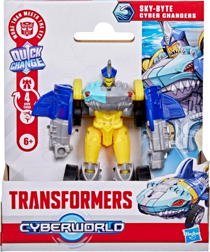 Hasbro Transformers Cyberworld Sky-Byte – robot requin transformable