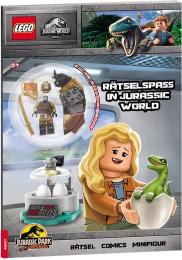 LEGO Jurassic World – Amusant livre de puzzles dans Jurassic World avec la minifigurine Dr. Ellie Sattler - 1 pièce