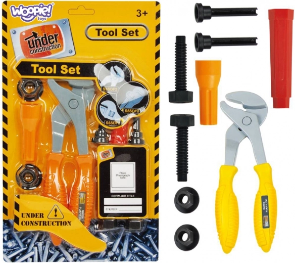 Woopie Coffret d’outils du petit bricoleur avec clé réglable