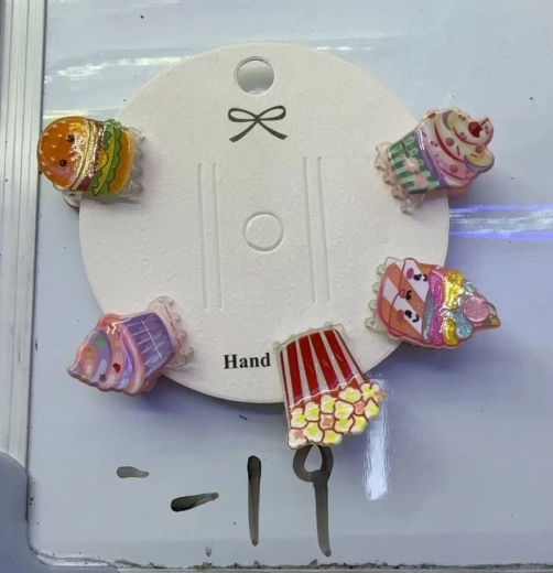 Barrettes à cheveux - douceurs, lot de 5 pièces