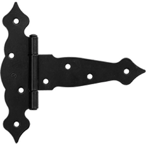 Penture décorative triangulaire 125 × 40 × 160 mm, peinture poudre noire