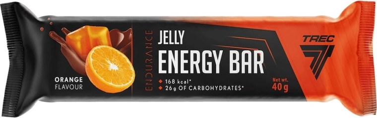 Trec Endurance barre énergétique gélifiée au goût d’orange 40 g