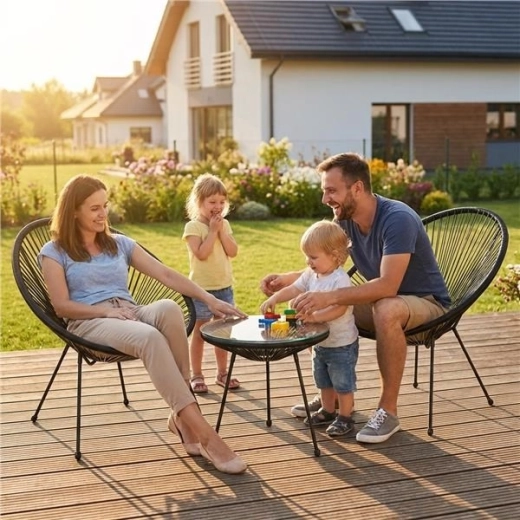 Table avec verre trempé pour un entretien facile