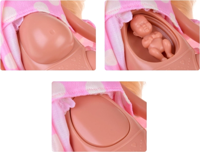 Maman avec ventre ouvrant