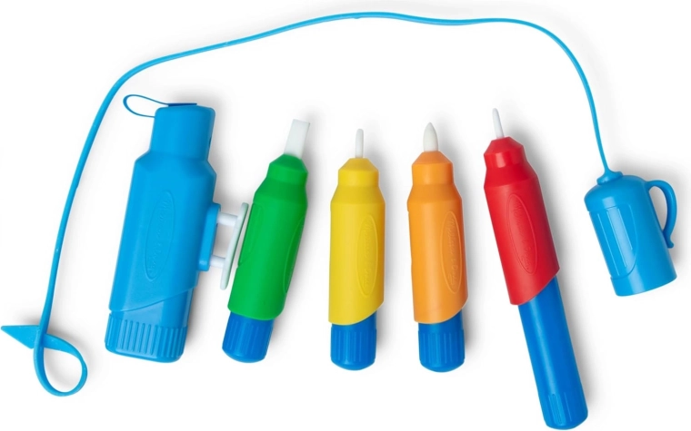 4 stylos à eau réutilisables avec différents embouts