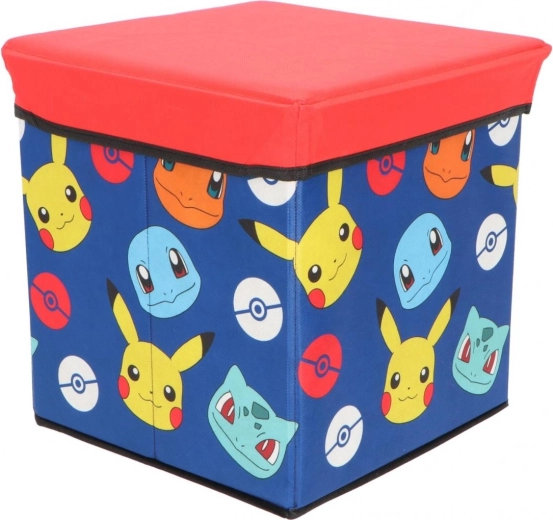 Tabouret avec espace de rangement Pokémon