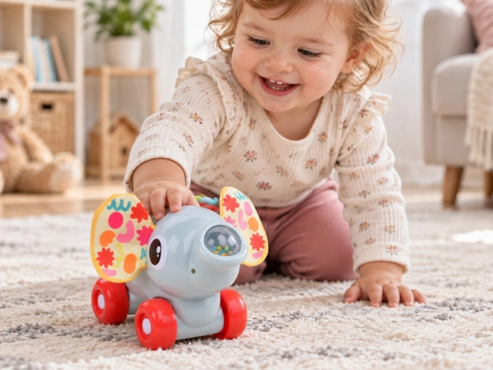 Un éléphant qui roule