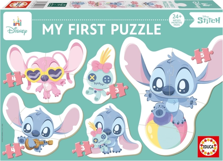 Educa baby puzzle Stitch 5 en 1 (3–5 pièces)