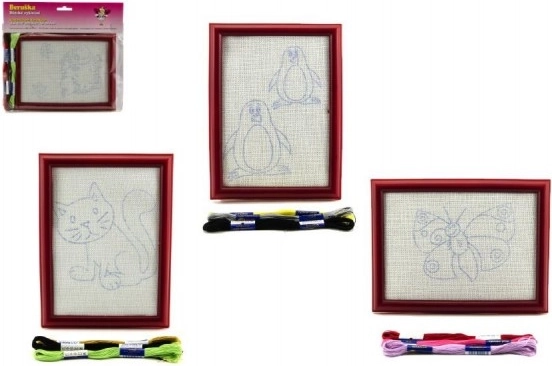 Broderie pour enfants avec cadre