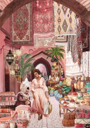 Puzzle Marrakech 1000 pièces MAGNOLIA