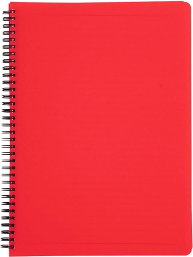 Bloc spiralé A4 Classic rouge