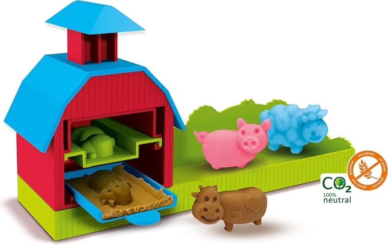 Animaux de la ferme sur les moules