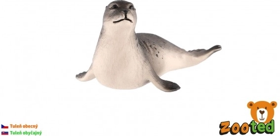 Figurine en plastique phoque commun 12 cm