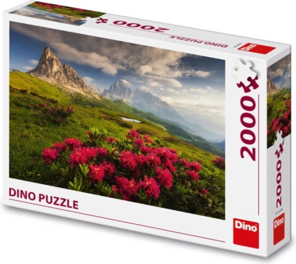 Motif saisissant des Dolomites italiennes