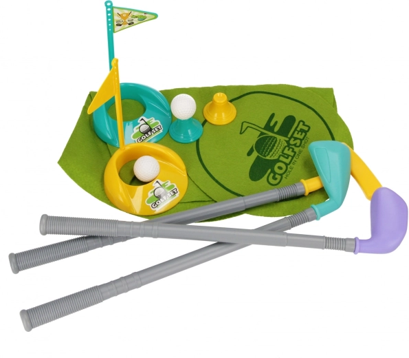 Équipement complet pour le minigolf des enfants