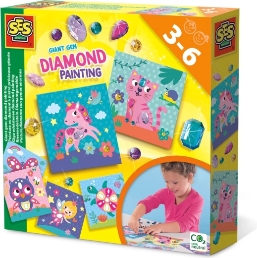 SES Peinture et création animaux diamantés