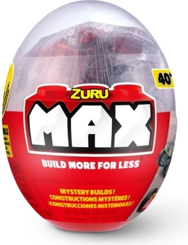 ZURU MaxBuild kit de construction en capsule – œuf surprise (40 pièces)