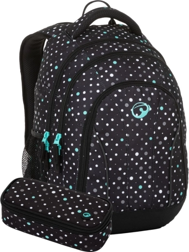 Bagmaster Supernova 23 ensemble scolaire étudiant noir-turquoise