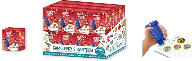 Autocollants avec tampon CONCORDE Rentrée des classes – set de 320 pièces