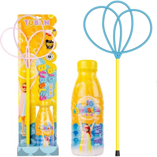Tuban set pour bulles géantes avec anneau et solution 400 ml