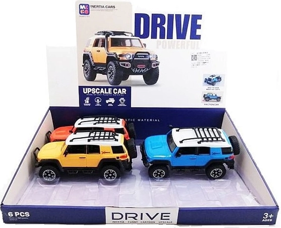 Véhicule tout-terrain Toyota FJ avec effets lumineux et sonores - 1 pièce