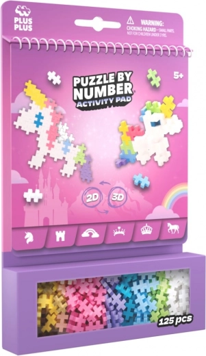 Kit de construction PLUS-PLUS Activity – Royaume des contes (pièces pastel, 125 pcs)