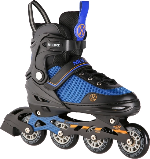 Patins à roulettes et patins à glace 2-en-1 NILS Extreme NH18188A, noir-orange – L (39-43)