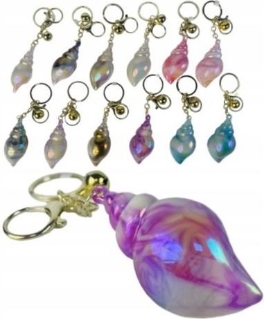 Porte-clés Coquillage nacré (12 pcs)