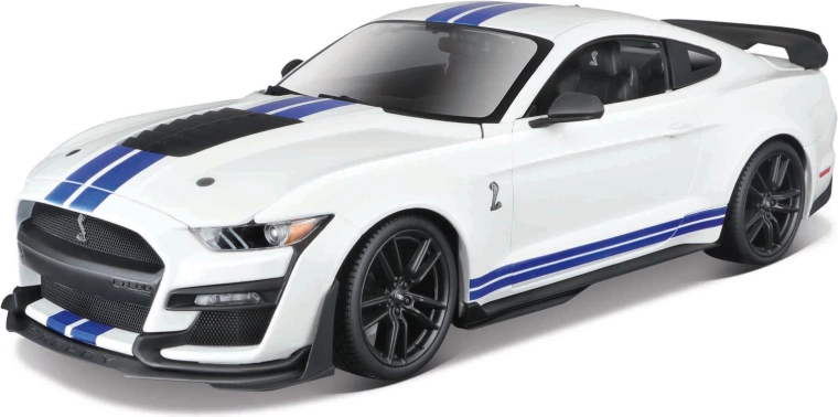 Maisto 2020 Ford Mustang Shelby GT500 modèle blanc 1:18