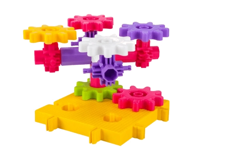 Engrenages rotatifs et bases modulaires