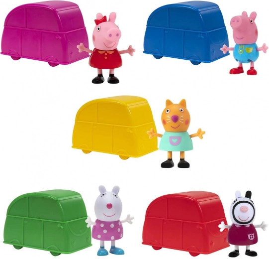 Peppa Pig – petite voiture surprise avec figurine