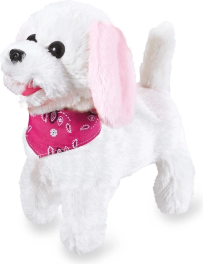 Fourrure en peluche douce et bandana stylé