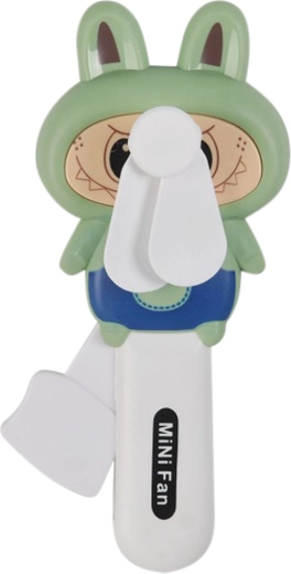 Ventilateur manuel lapin – mini éventail mécanique à levier