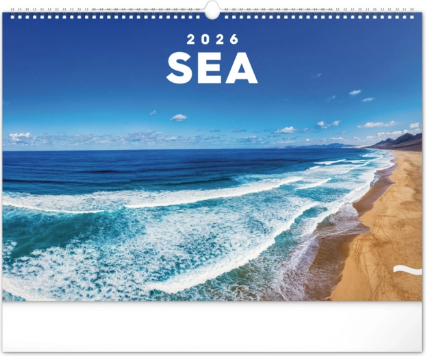 Calendrier mural Mer 2026