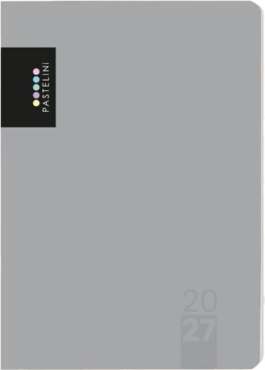 Agenda Pastelini A5 journalier 2027 gris