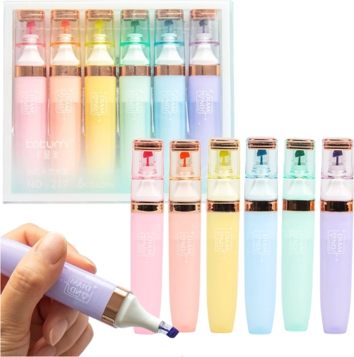 Ensemble de surligneurs pastel 6 pièces