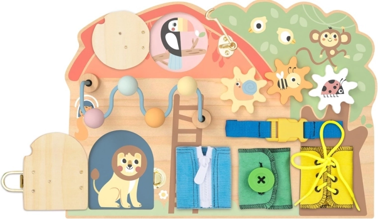 2Kids Toys planche d’activités en forme de maison avec animaux