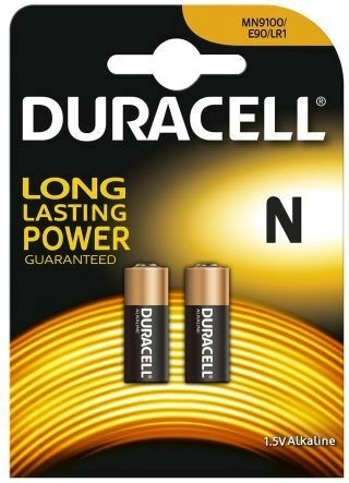 Piles alcalines Duracell N 1,5 V, lot de 2